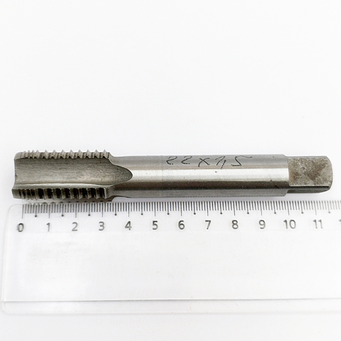 Метчик ручной М22х1,5 Р6М5 (шахматный,чистовой, №2) ГОСТ 17928-72