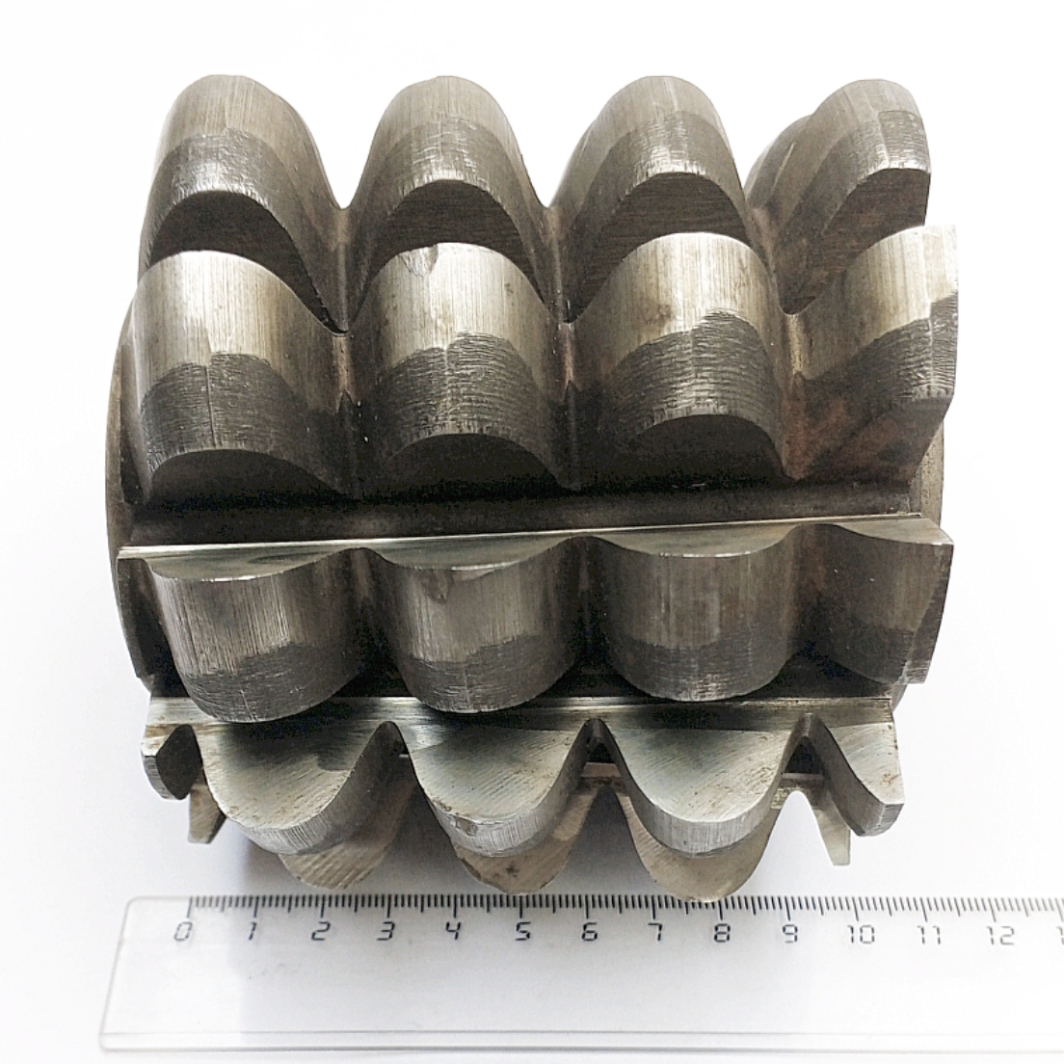 Фреза червячная для нарезания зубьев звездочек 100x110x40 (2523-0026) М5 t=25,4 dр=15,88 Р6М5 4285