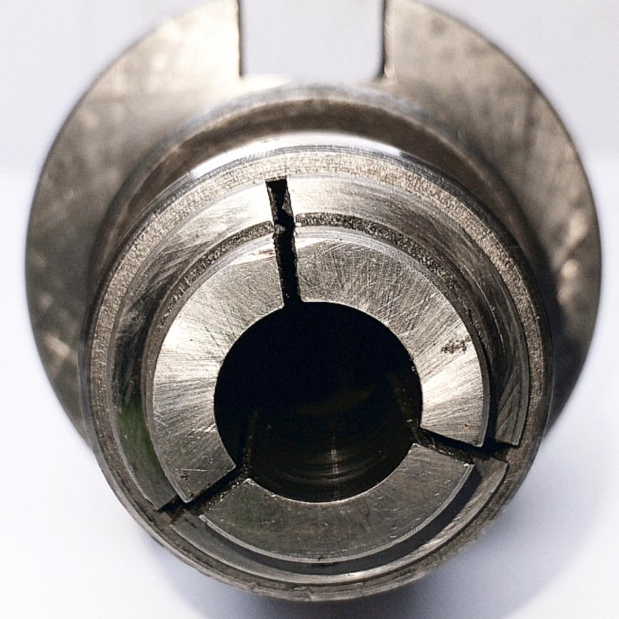 Оправка ИСО45/ISO45 патрон цанговый (НАБОР: оправка и 3 цанги) (2Д450722)