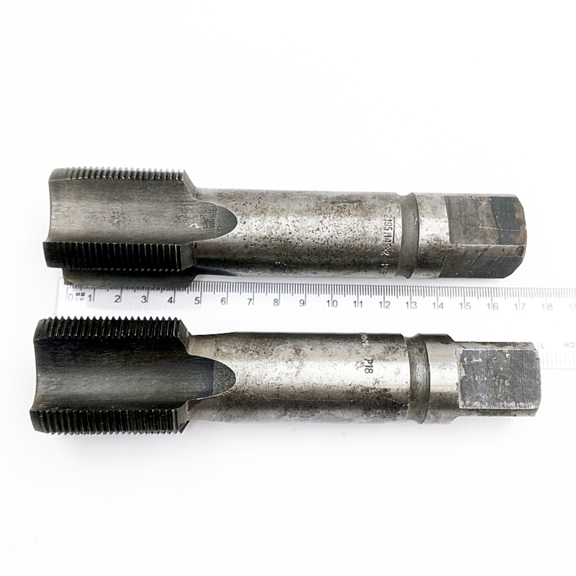 Метчик 2620-2193 (2620-2195) машинно-ручной М45х2,0 H1 Р18 (комплект 2шт) ГОСТ 3266-81