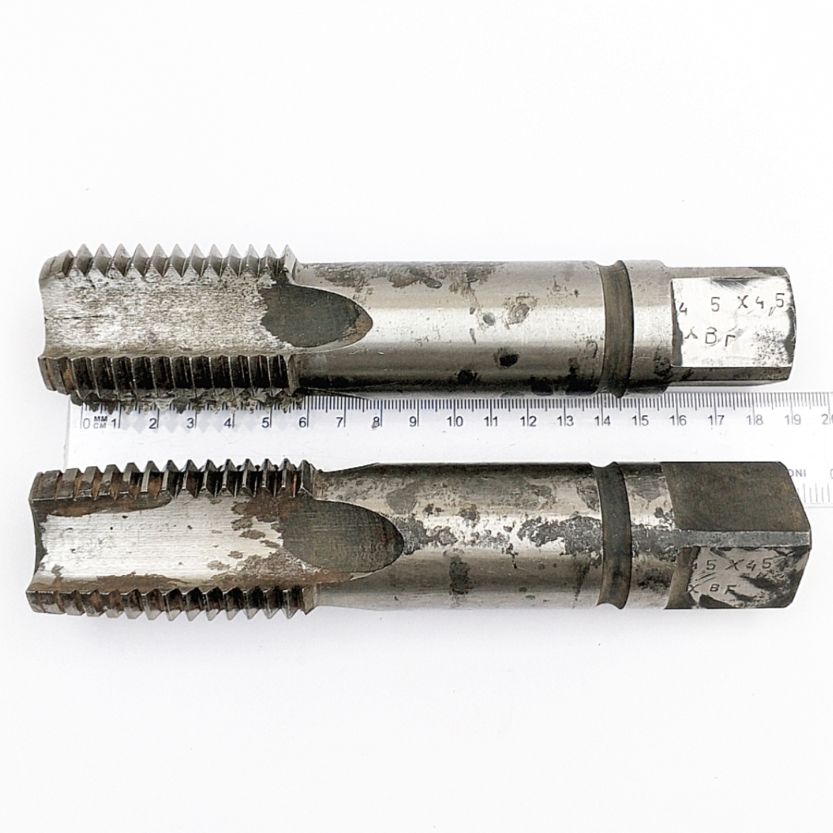Метчик машинно-ручной М45х4,5 ХВГ (комплект 2шт) ГОСТ 24705-81