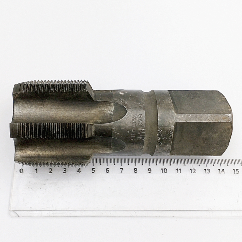 Метчик 2680-0013 конический дюймовый K 2" Р6М5 60° VAP (11,5ниток/дюйм) ГОСТ 6227-80
