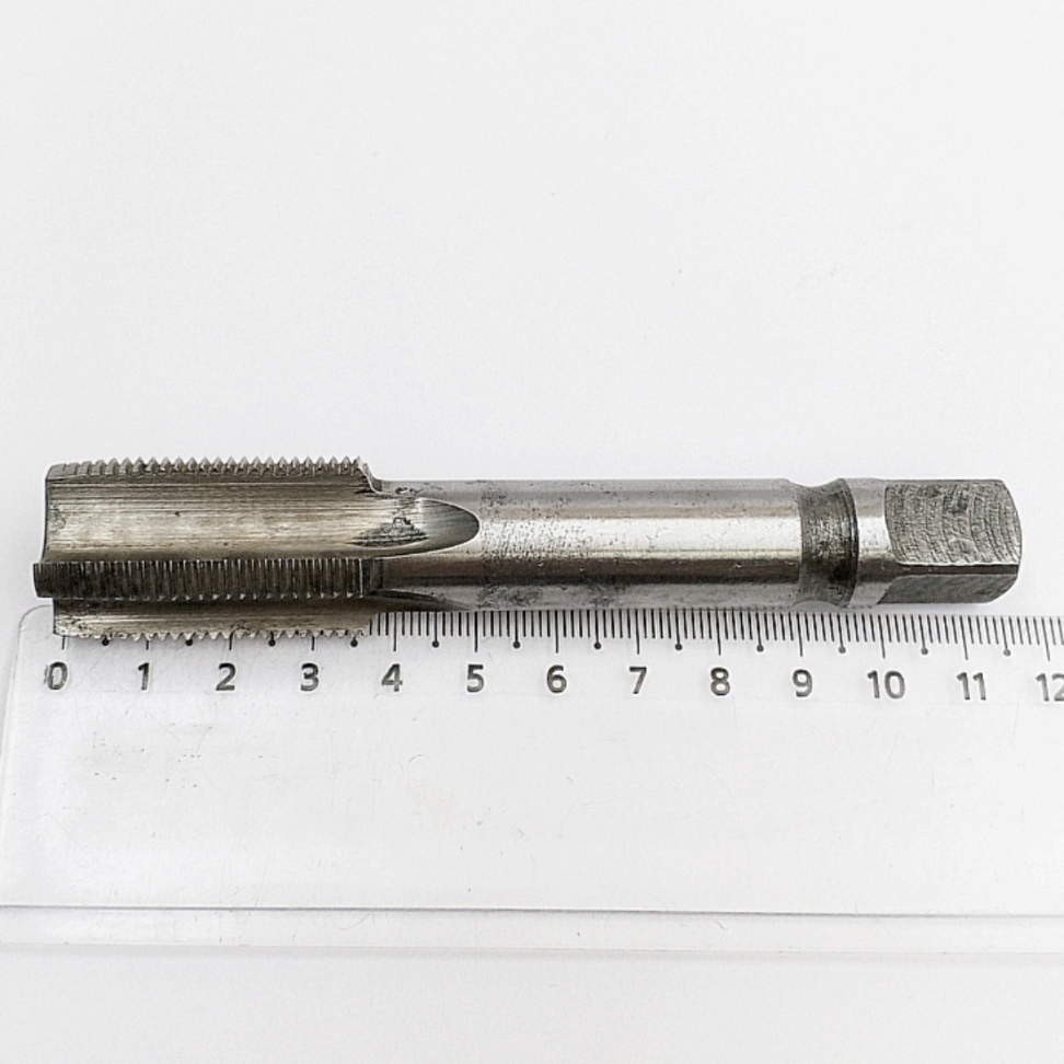 Метчик 2620-1761 машинно-ручной М22х1,5 Р6М5 (однопроходный) для сквозных отверстий ГОСТ 3266-81