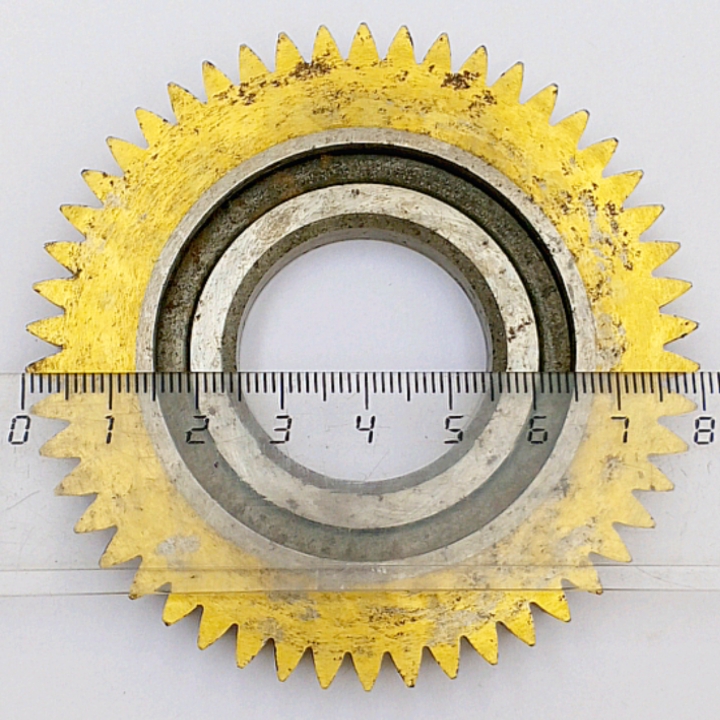 Долбяк дисковый прямозубый 2530-0159 м1,5 20° Z=50 кл-А Р6М5 (делительный диаметр 75мм) ГОСТ 9323-79