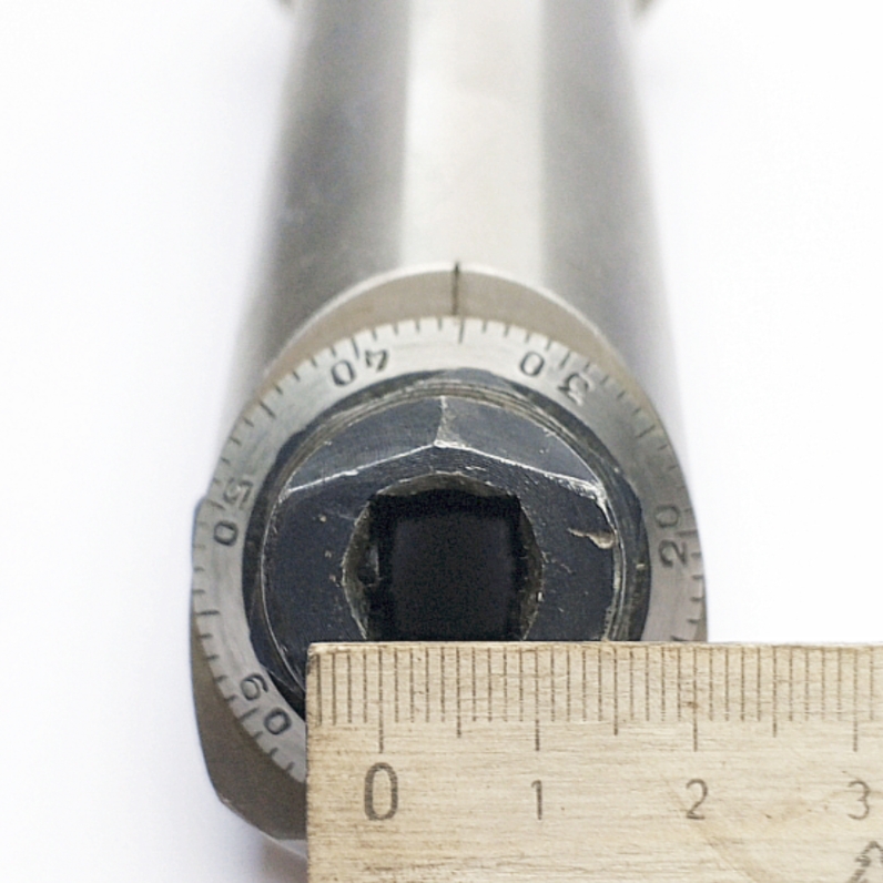Оправка ИСО40/ISO40 расточная L150мм с микром. подачей (D 40мм, Dраст 45-65мм. под резец 10х10мм) (191.421.244 СССР) SK50