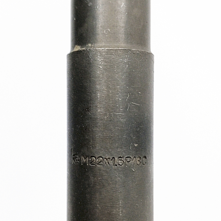 Метчик 2640-0253 гаечный М22х1,5 Р18 VAP(L-220мм, хвостовик прямой с 2мя лысками) ГОСТ 1604-71
