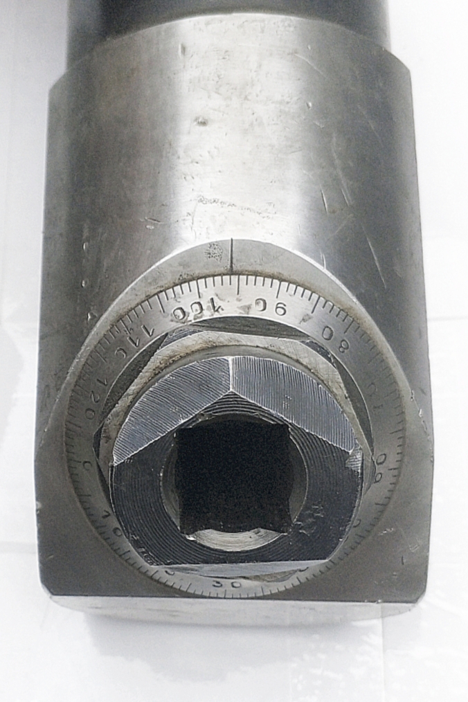 Оправка ИСО50/ISO50 расточная L200мм с микром. подачей (D 100мм, 150-180мм. под резец 20х20мм) (191.421.259 СССР) SK50