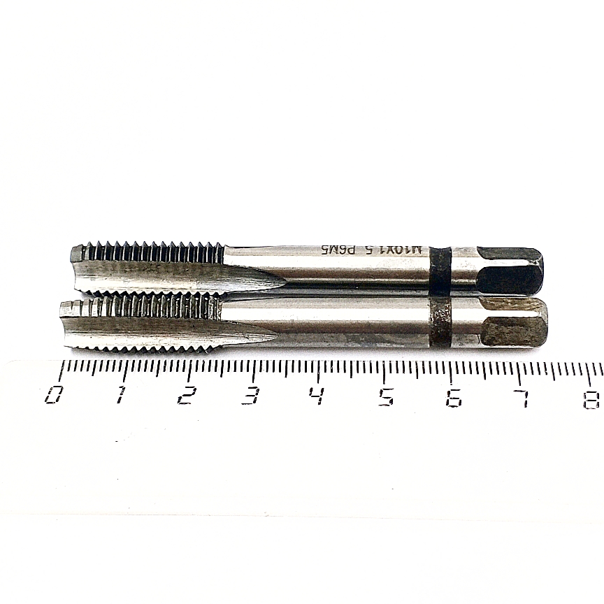 Метчик М10х1,5 м/р Р6М5 к-т из 2-х шт
