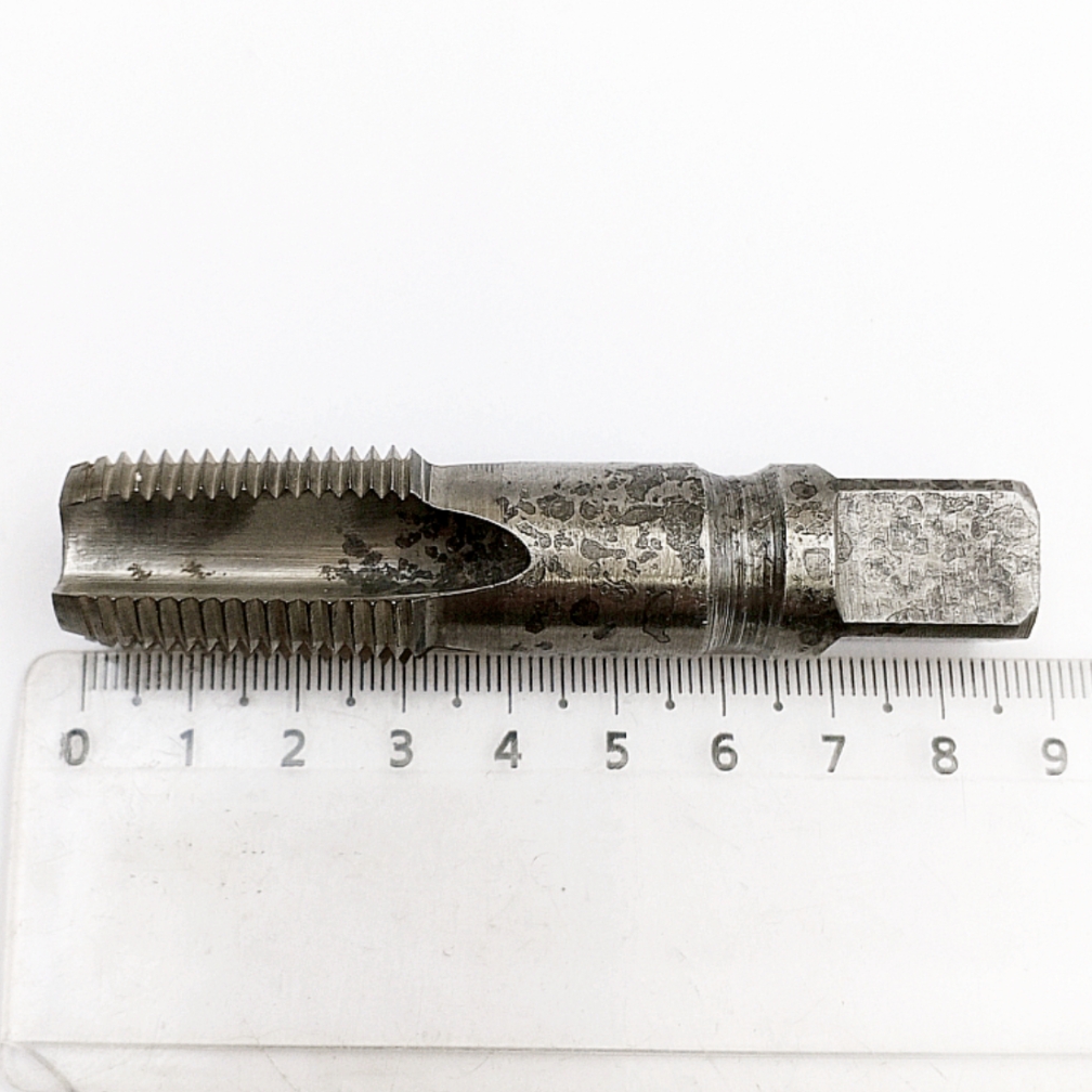 Метчик 2680-0008 конический дюймовый K 1/2"-14 HSS 60° (машинно-ручной) ГОСТ 6227-80