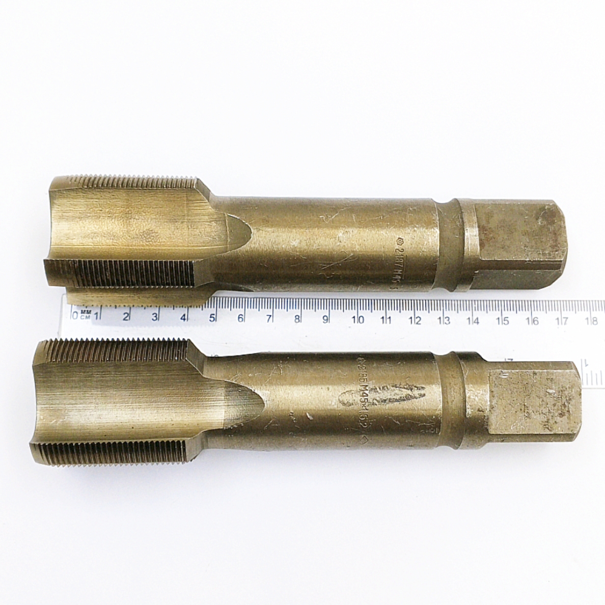 Метчик 2620-2185 (2620-2187) машинно-ручной М45х1,5 кл.2 Р6М5 (комплект 2шт) ГОСТ 3266-81