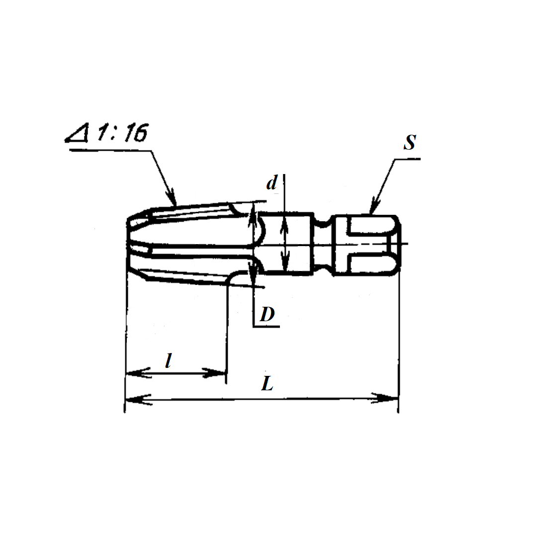 Метчик 2680-0024 конический трубный Rc 2" Р6М5 55° VAP ГОСТ 6227-80
