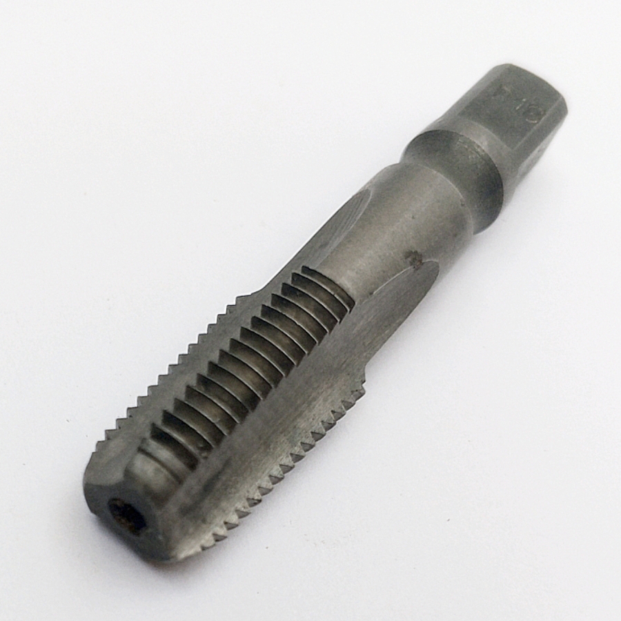 Метчик 2680-0005 конический дюймовый K 1/4"-18 Р18 60° (машинно-ручной) ГОСТ 6227-80