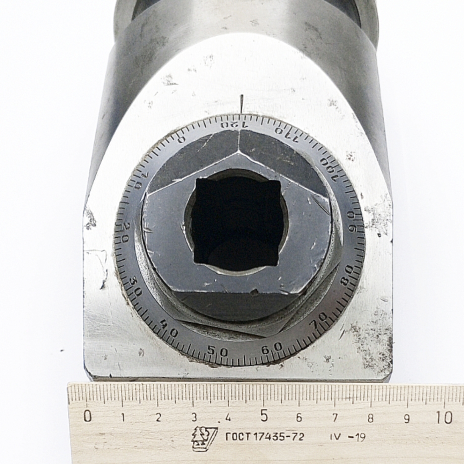 Оправка ИСО50/ISO50 расточная L160мм с микром. подачей (D 100мм, 120-150мм. под резец 20х20мм) (191.421.258 СССР) SK50