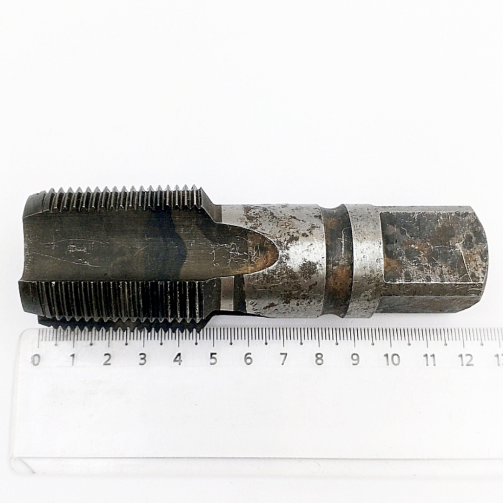 Метчик конический трубный Rc 1 1/4" Р6М5 ГОСТ 6227-80
