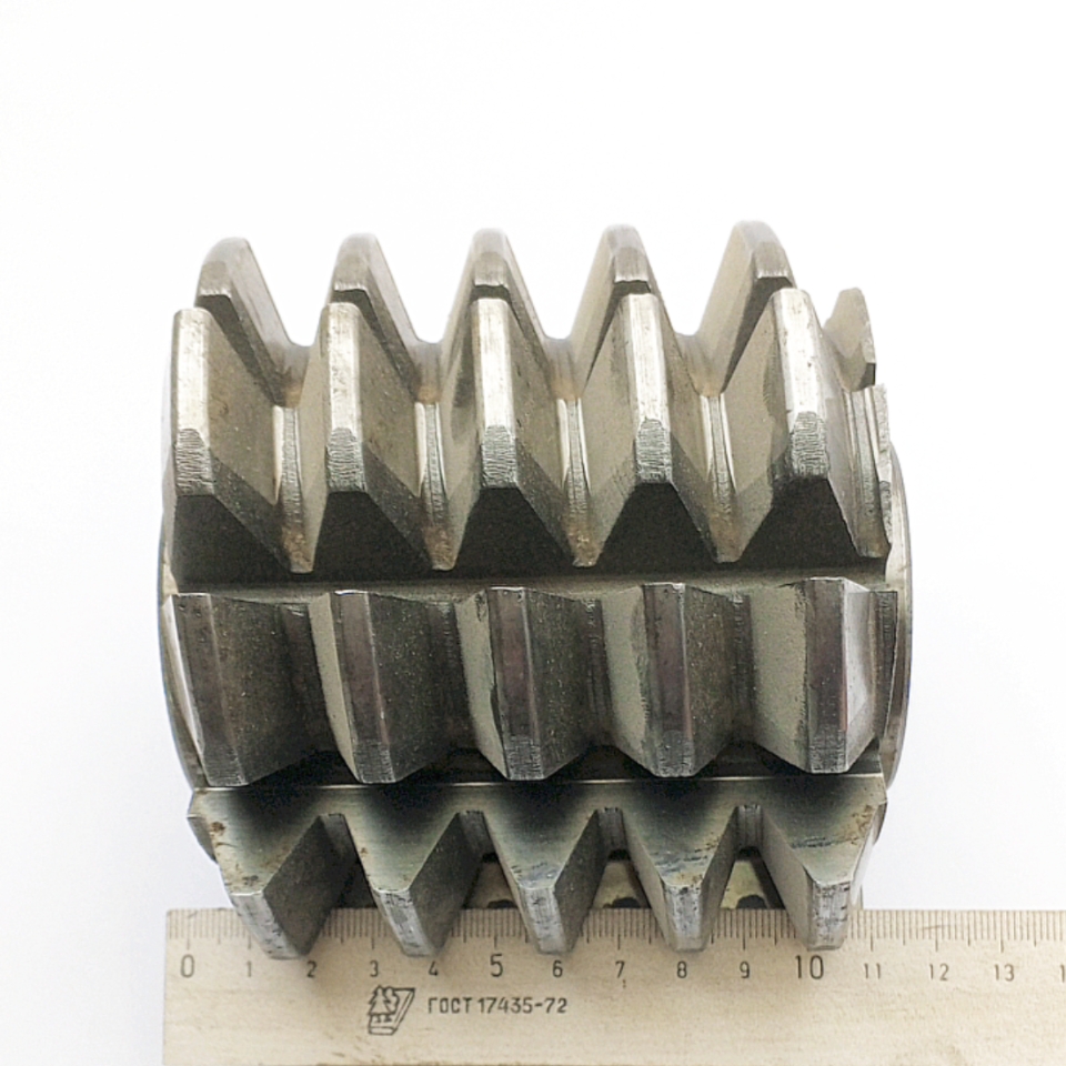 Фреза червячная зуборезная модульная М6,5 Кл-В 20° 3°31' Р18