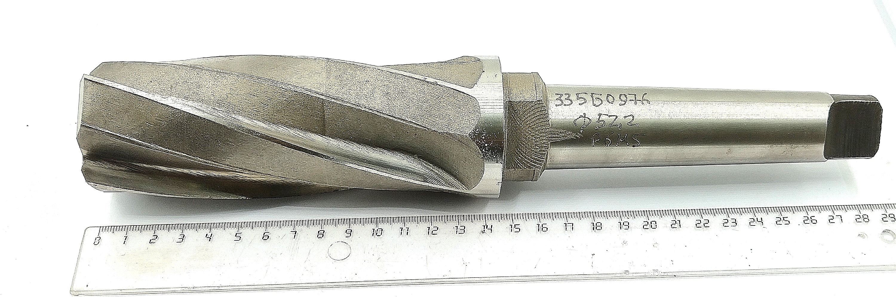 Зенкер цельный d 52,2 к/х КМ4 Z=4 Р6М5 (Карандаш)