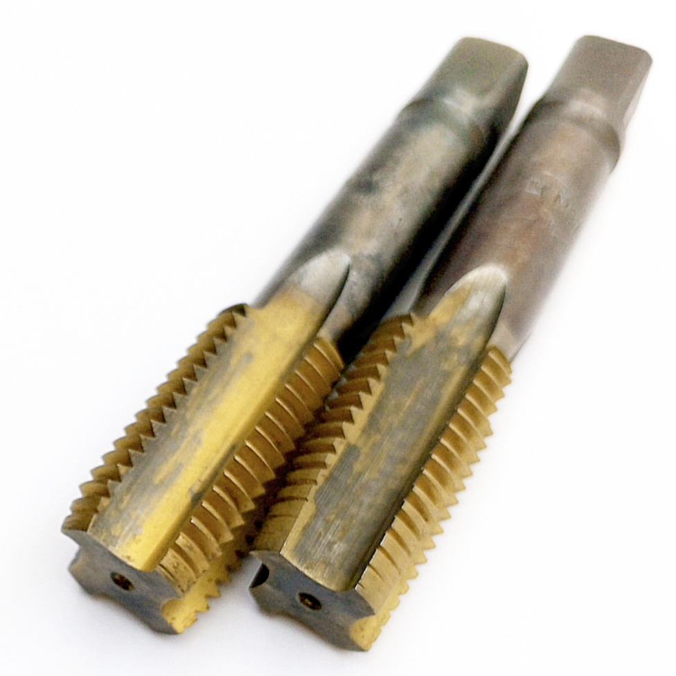 Метчик 2620-1889 (2620-1891) М27х3 м/р Р6М5 (TiN-покрытие, комплект 2шт) ГОСТ 3266-81