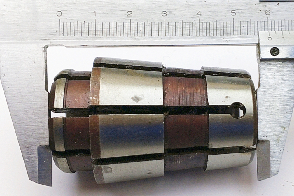 Цанга 40 l60мм под круг d16мм