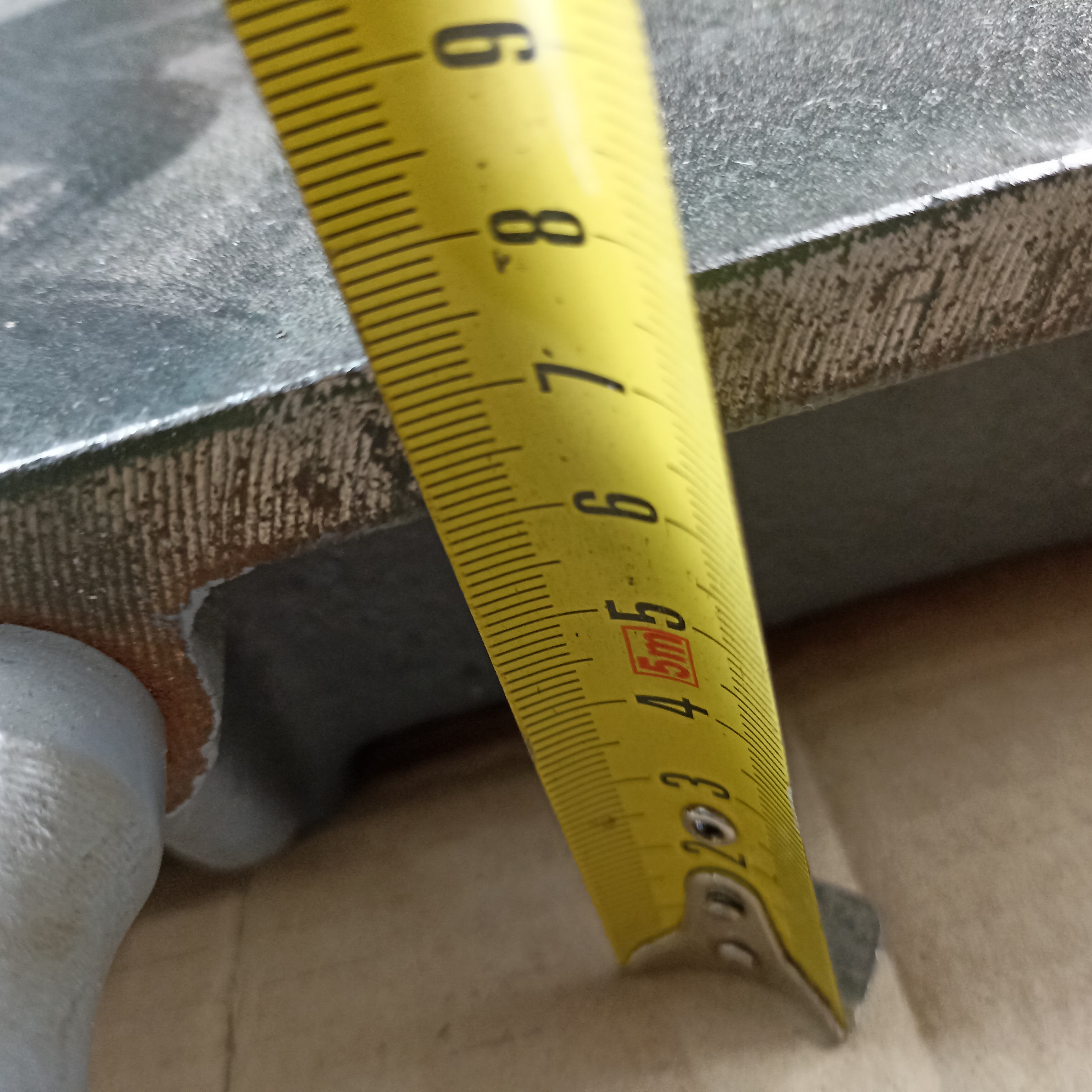 Плита чугунная 300х300мм поверочная и разметочная  шабреная