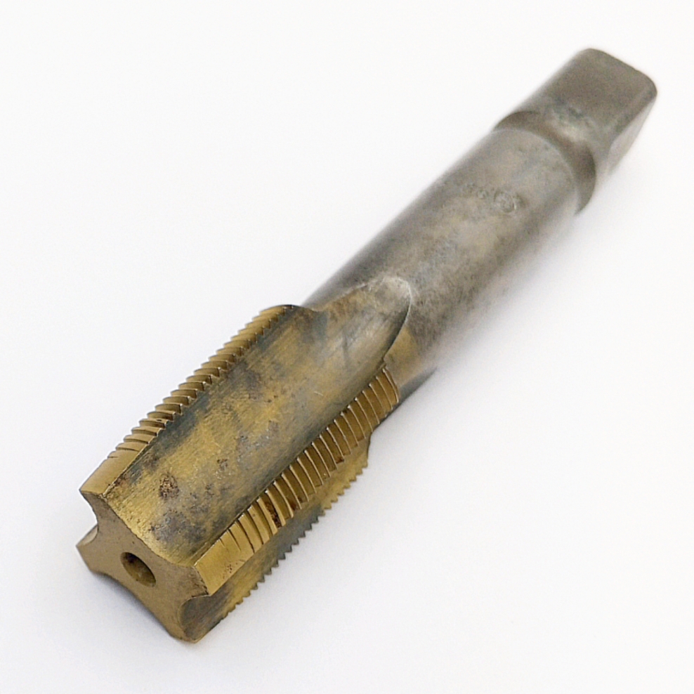 Метчик 2620-1877 м/р  М27х1,5 H1 HSS TiN (черновой, №1) для сквозных отверстий ГОСТ 3266-81