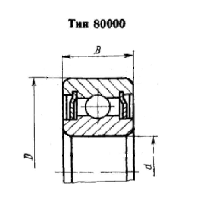 Подшипник 6309 2Z (80309) шариковый радиальный однорядный ГОСТ 7242-81