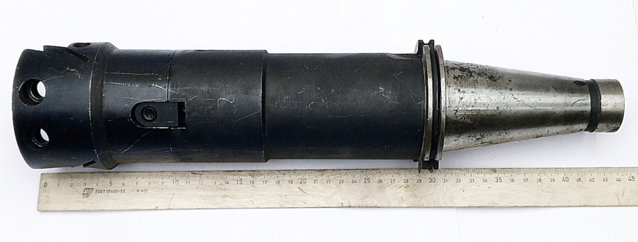 Оправка ИСО50/ISO50 расточная 6300-4013.02 ( 100-180, L 285мм от юбки), блок расточной двухрезцовый 2192-4011-01 (100-180) SK50
