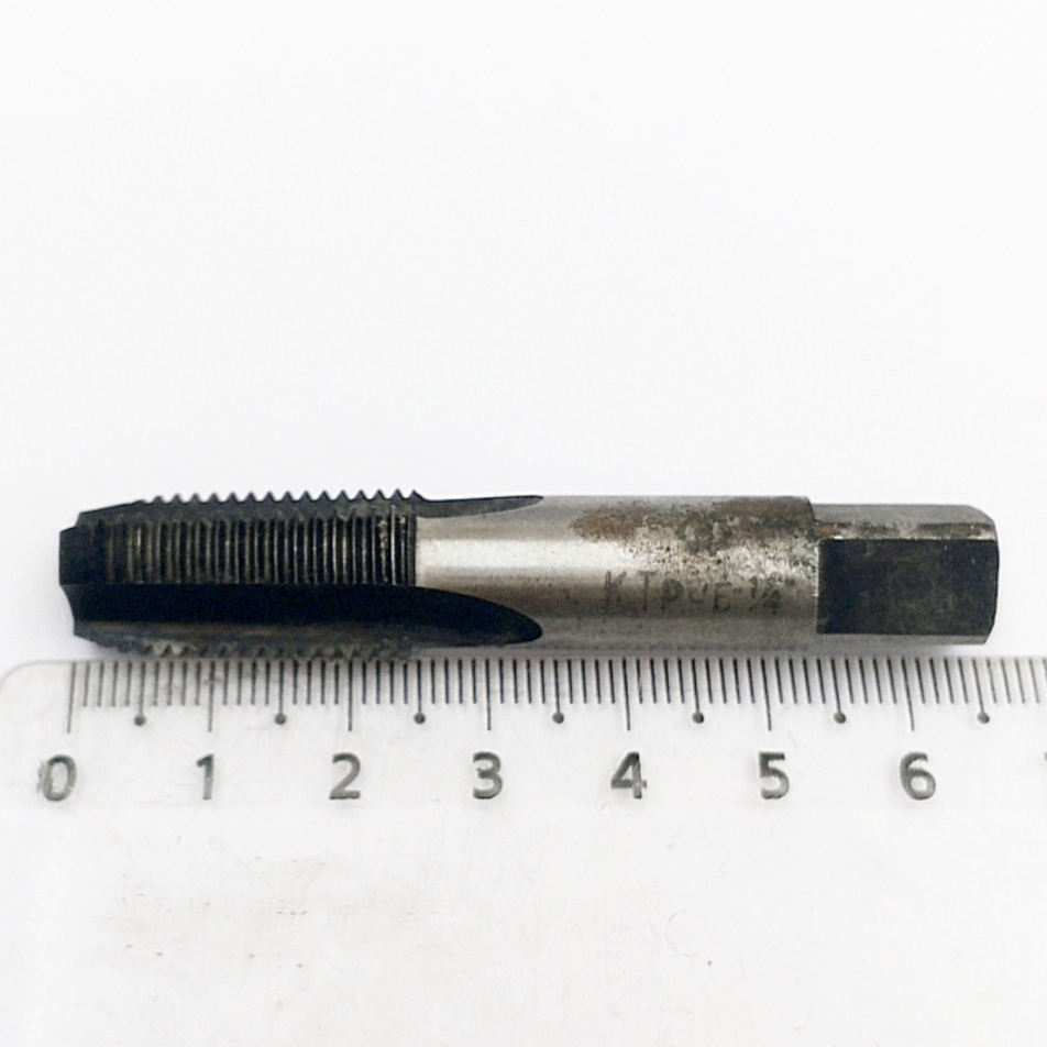 Метчик конический трубный Rc 1/4"-19 Р6М5 55° (ручной) ГОСТ 6211-81