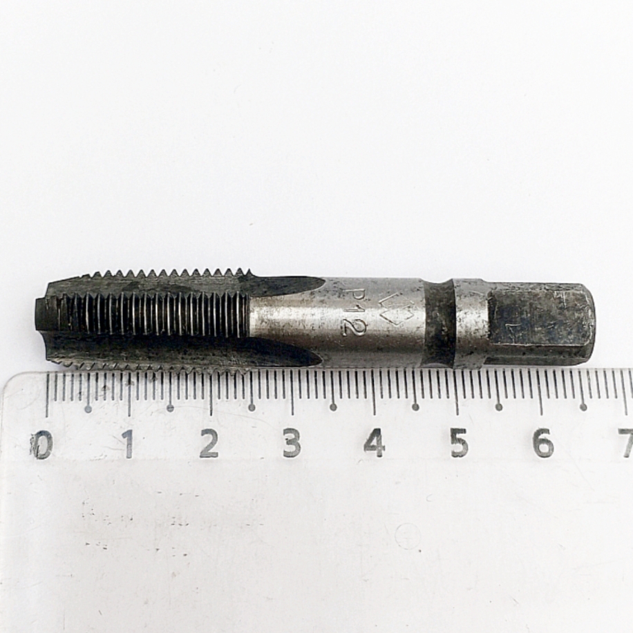 Метчик конический трубный Rc 1/4"-19 Р12 55° (машинно-ручной) ГОСТ 6211-81