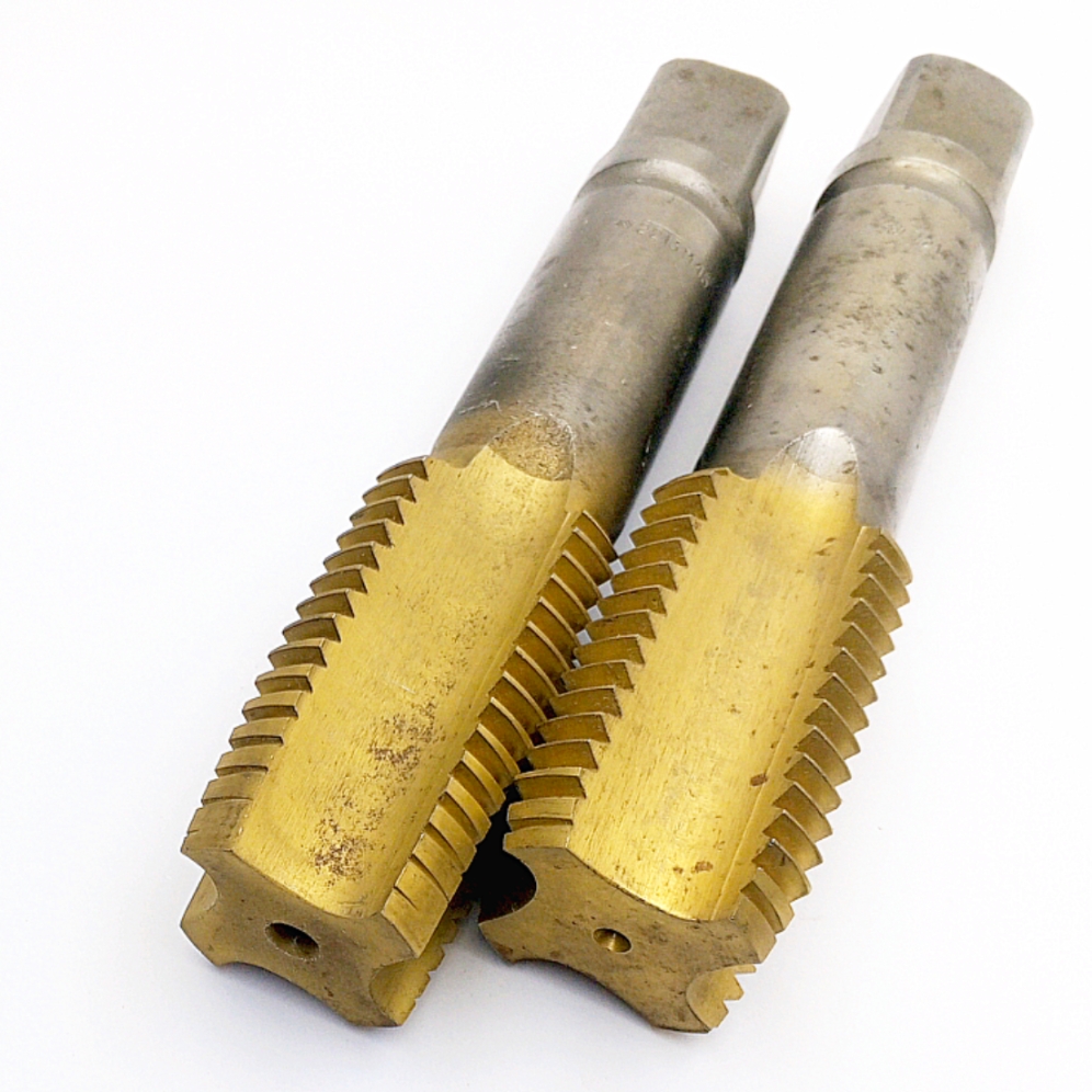 Метчик 2620-2211 (2620-2213) машинно-ручной М45х4,5 кл.2 Р6М5 TiN (комплект 2шт) ГОСТ 3266-81