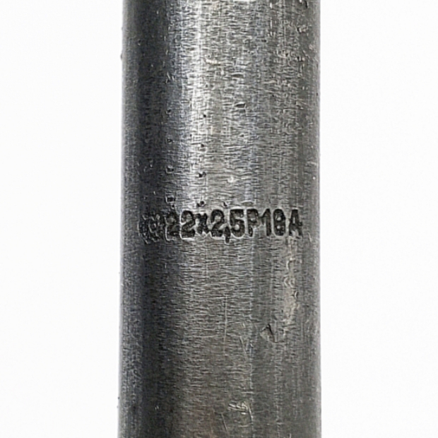 Метчик 2641-0261 гаечный М22х2,5 Р18 А VAP (L-260мм, хвостовик прямой с квадратом) ГОСТ 1604-71
