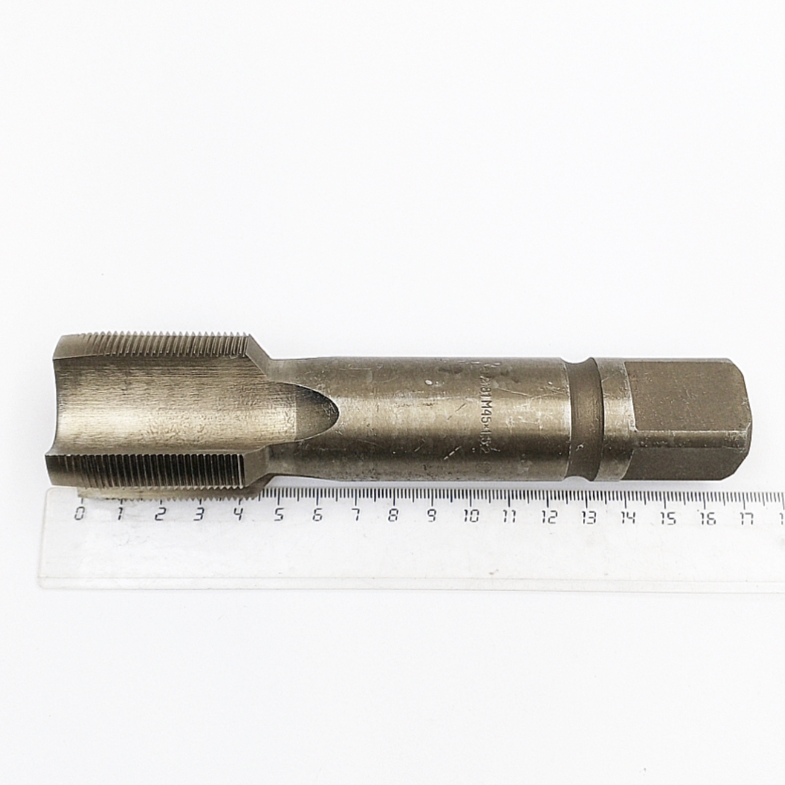 Метчик 2620-2181 машинно-ручной М45х1,5 кл.2 Р6М5 (однопроходный) для сквозных отверстий ГОСТ 3266-81