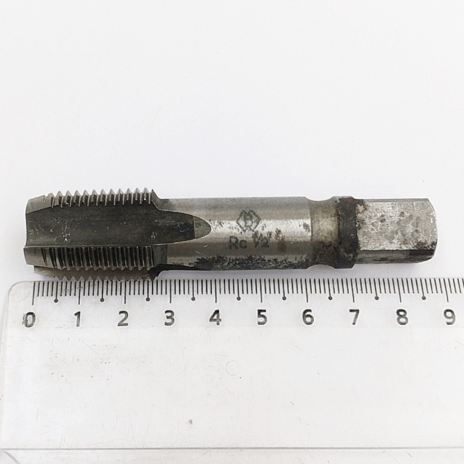 Метчик 2680-0019 конический трубный Rc 1/2"-14 Р6М5 55° (машинно-ручной) ГОСТ 6227-80