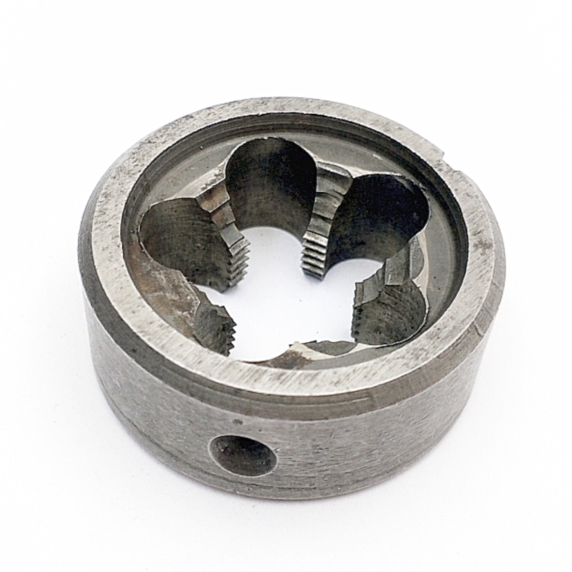 Плашка 2684-0013 Трубная коническая R 3/8" 9ХС 55° (19 ниток/дюйм; D-45мм; L-18мм) ГОСТ 6228-80