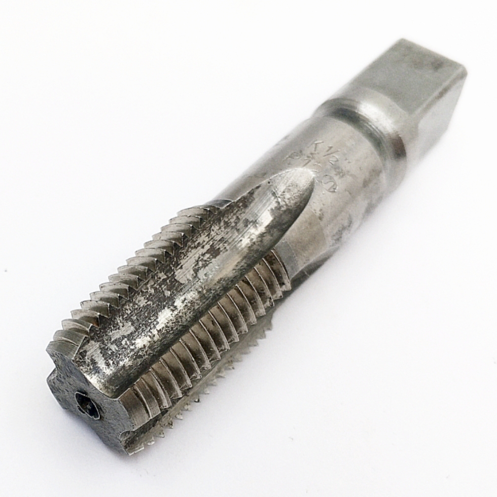 Метчик 2680-0008 конический дюймовый K 1/2"-14 Р12 60° (машинно-ручной) ГОСТ 6227-80