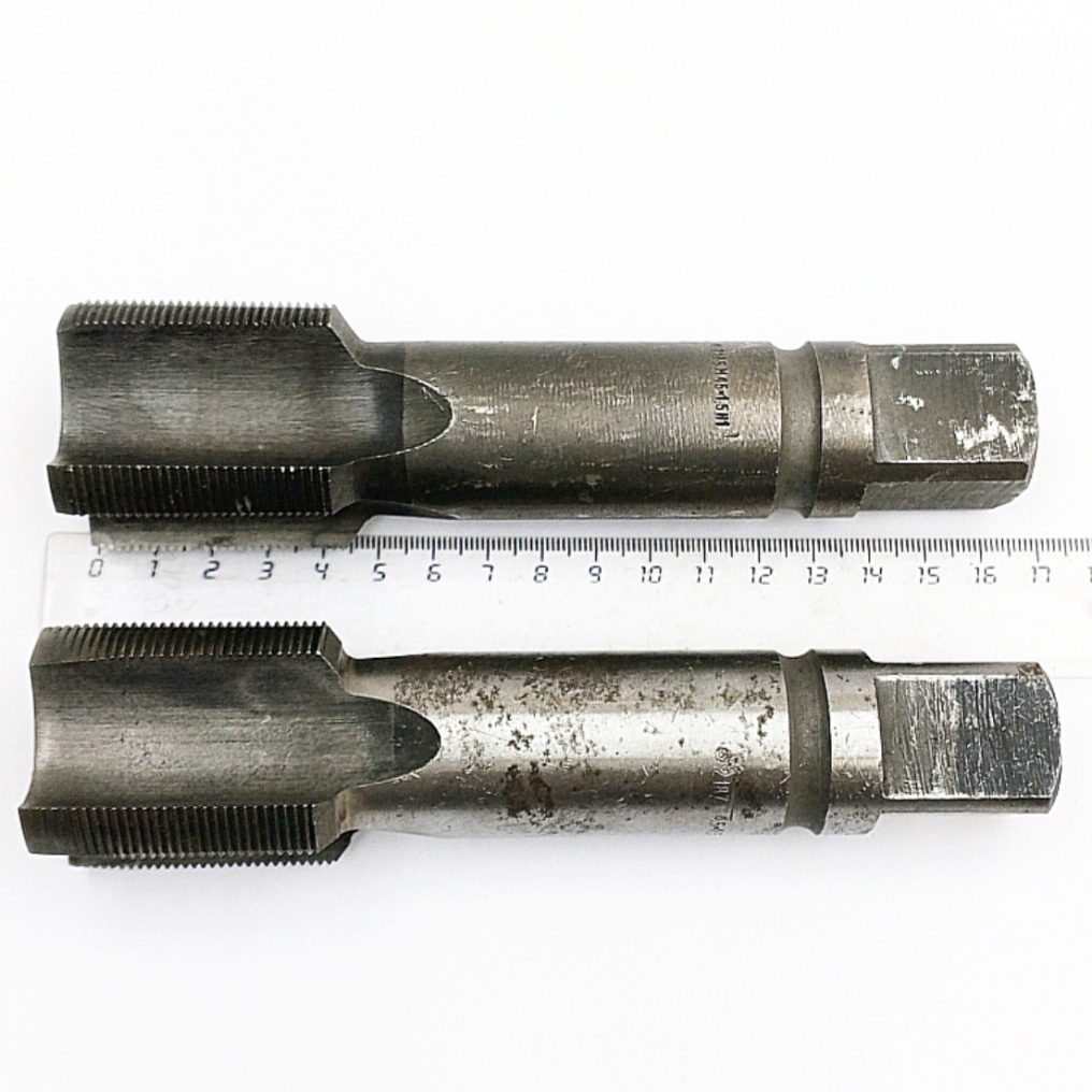Метчик 2620-2185 (2620-2187) машинно-ручной М45х1,5 H1 Р6М5 (комплект 2шт) ГОСТ 3266-81