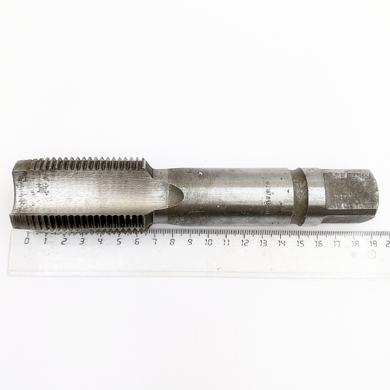Метчик 2620-2197 машинно-ручной М45х3,0 Н1 Р6М5 (однопроходный) для сквозных отверстий ГОСТ 3266-81