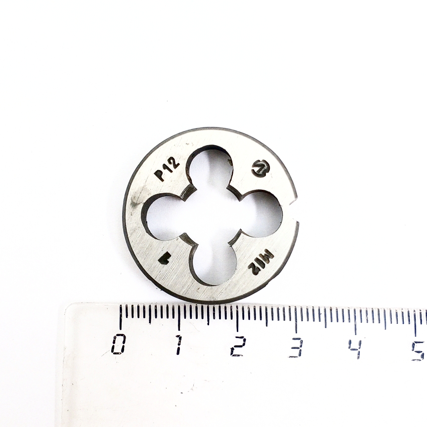 Плашка М12х1,75 Р12 (d30мм, h8мм)