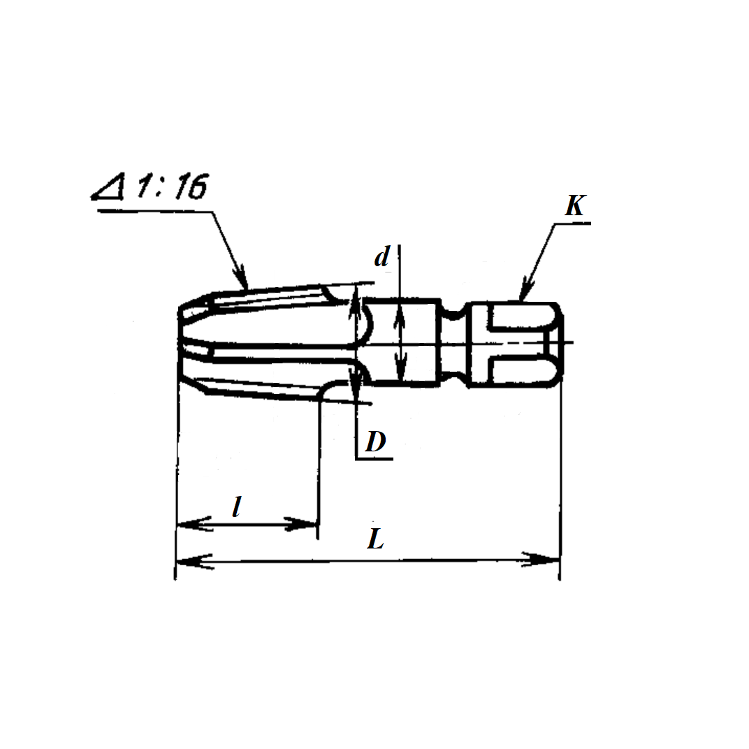 Метчик конический трубный Rc 1 1/2" HSS ГОСТ 6227-80