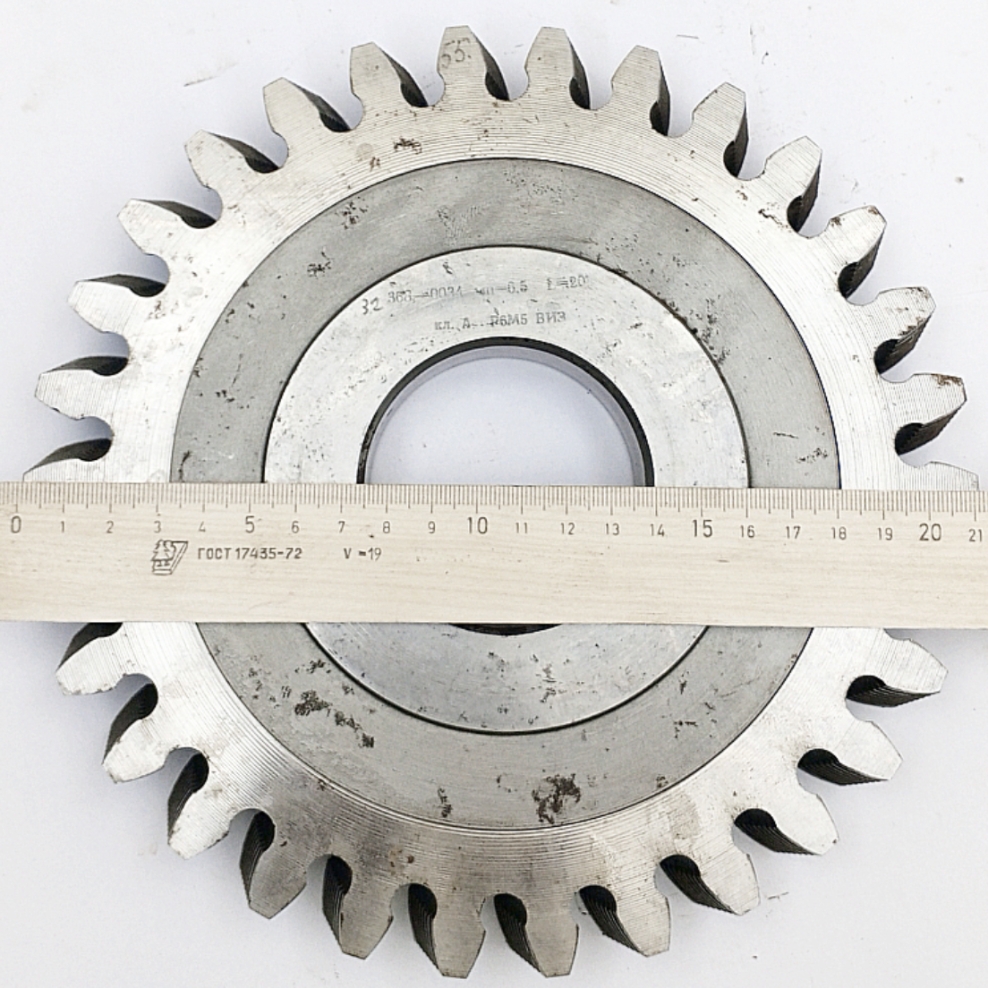 Шевер дисковый m6,5 d212мм z30 L=20° класс-А Р6М5 косой зуб ( 32.368-0034)
