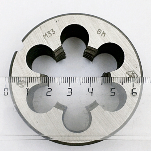 Плашка М33х3,5мм (d65мм, h25мм) ГОСТ 9740-71