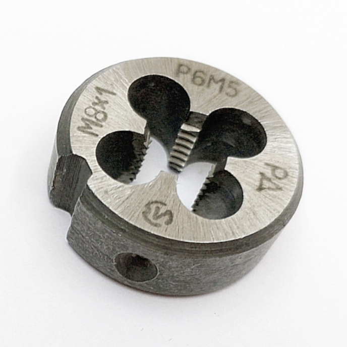 Плашка 2650-1631 М8,0х1,0 Р6М5 (D25мм, L9мм) ГОСТ 9740-71