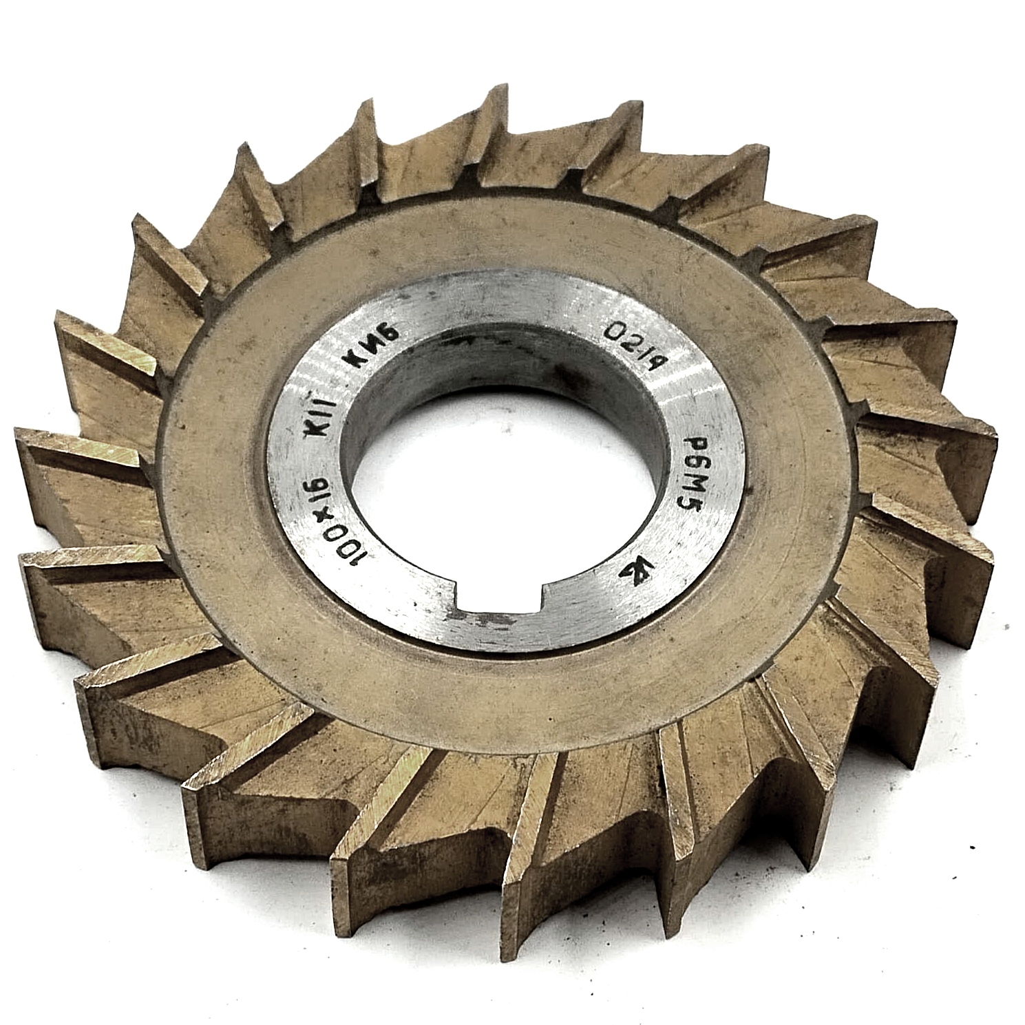 Фреза дисковая пазовая затылованная d100х16х32 Р6М5 (0065) покрытие