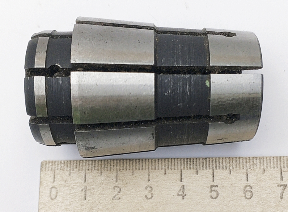 Оправка цанговая КМ4 НАБОР (оправка и 6 цанг: 20, 18, 16, 14, 12, 10)