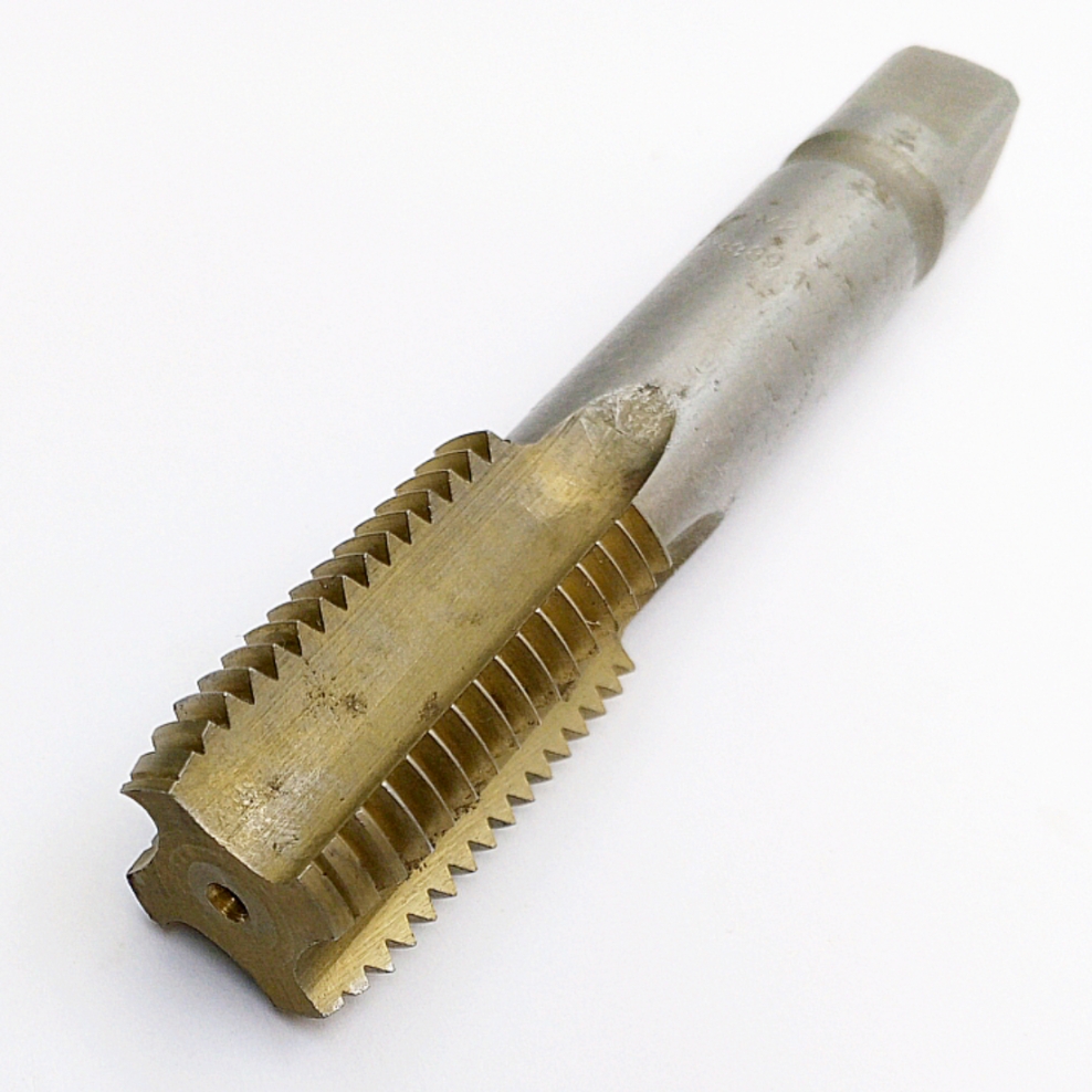 Метчик 2620-1889 М27х3 м/р Р6М5 (TiN-покрытие, чистовой, №2) для глухих отверстий ГОСТ 3266-81