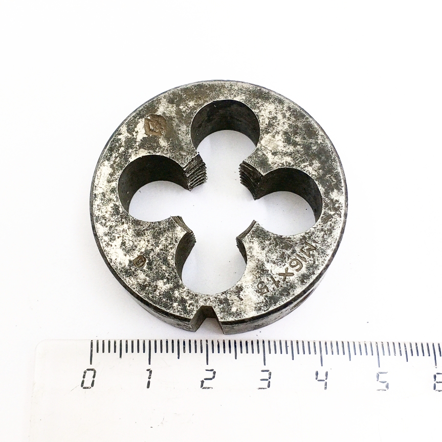 Плашка М16х1,5 (d45мм, h14мм)