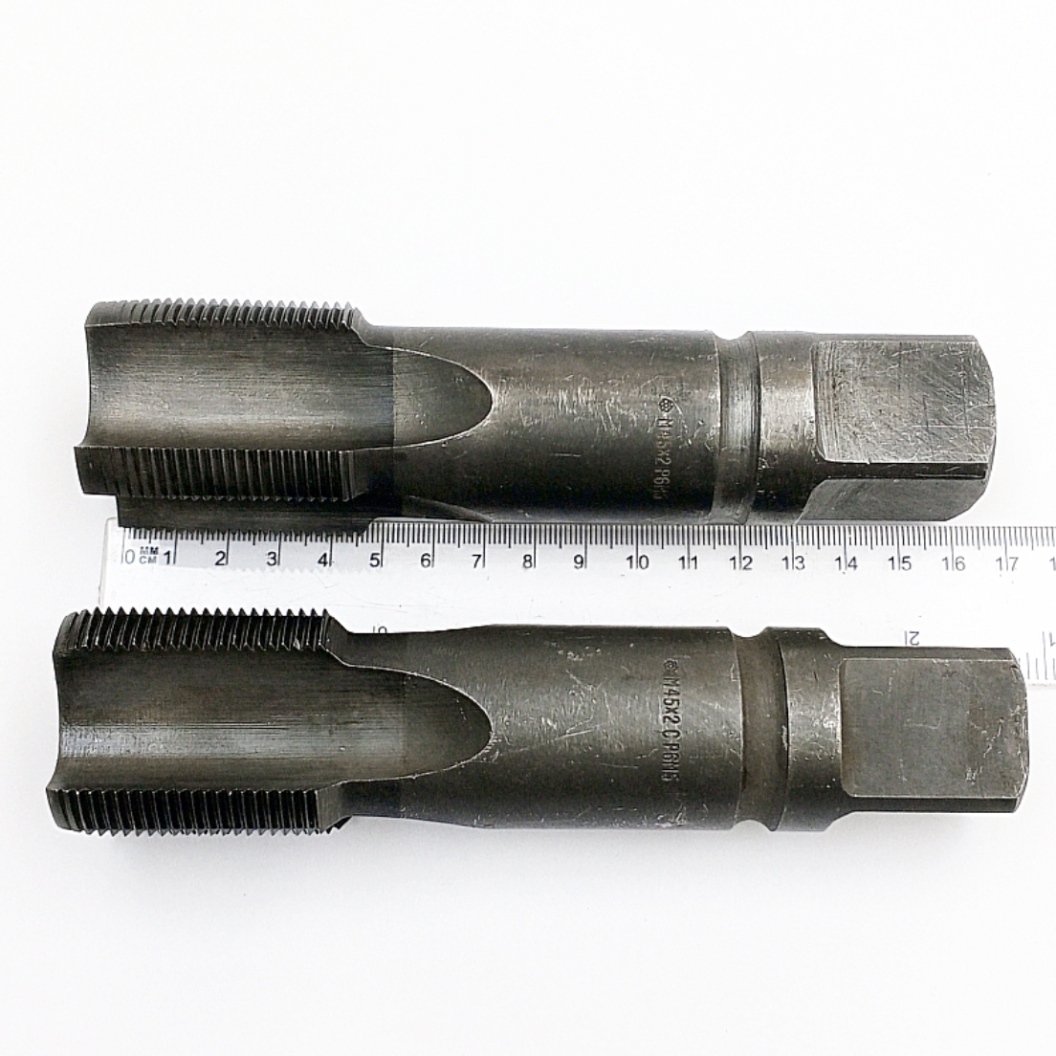 Метчик машинно-ручной М45х2,0 Р6М5 VAP (комплект 2шт) ГОСТ 24705-81