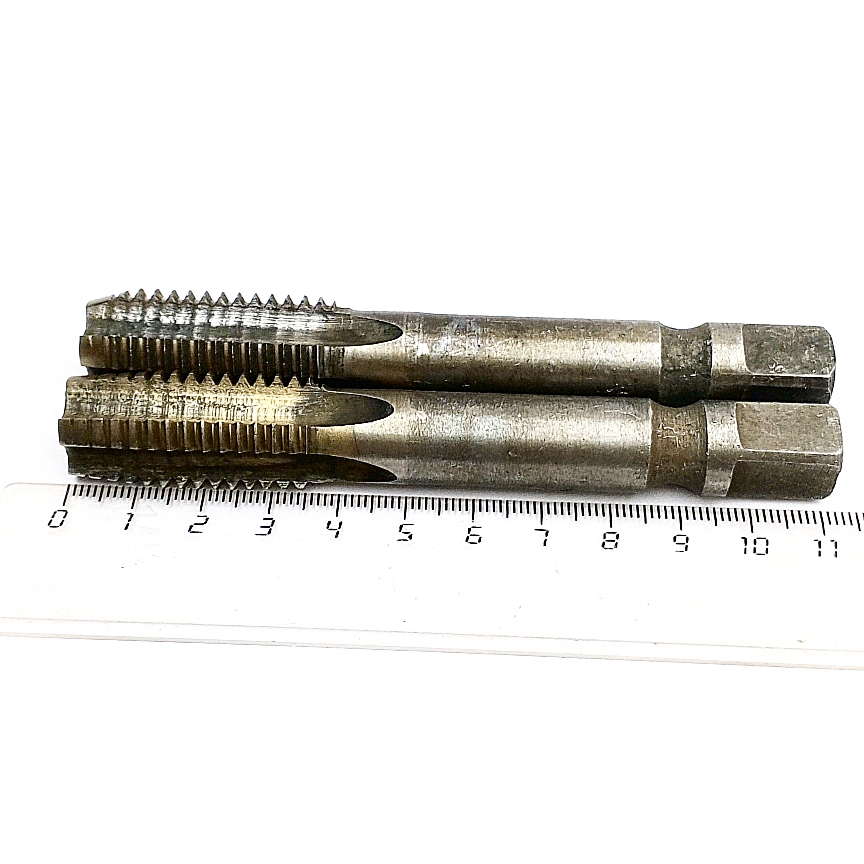 Метчик М18х2,5 м/р, к-т из 2-х шт, покрытие