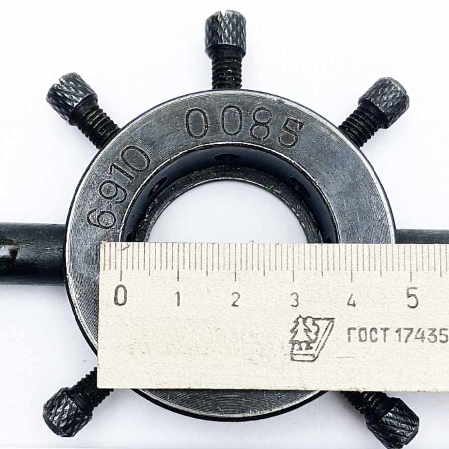 Плашкодержатель разборный посадка d38х14мм L385мм ( 6910-0085)