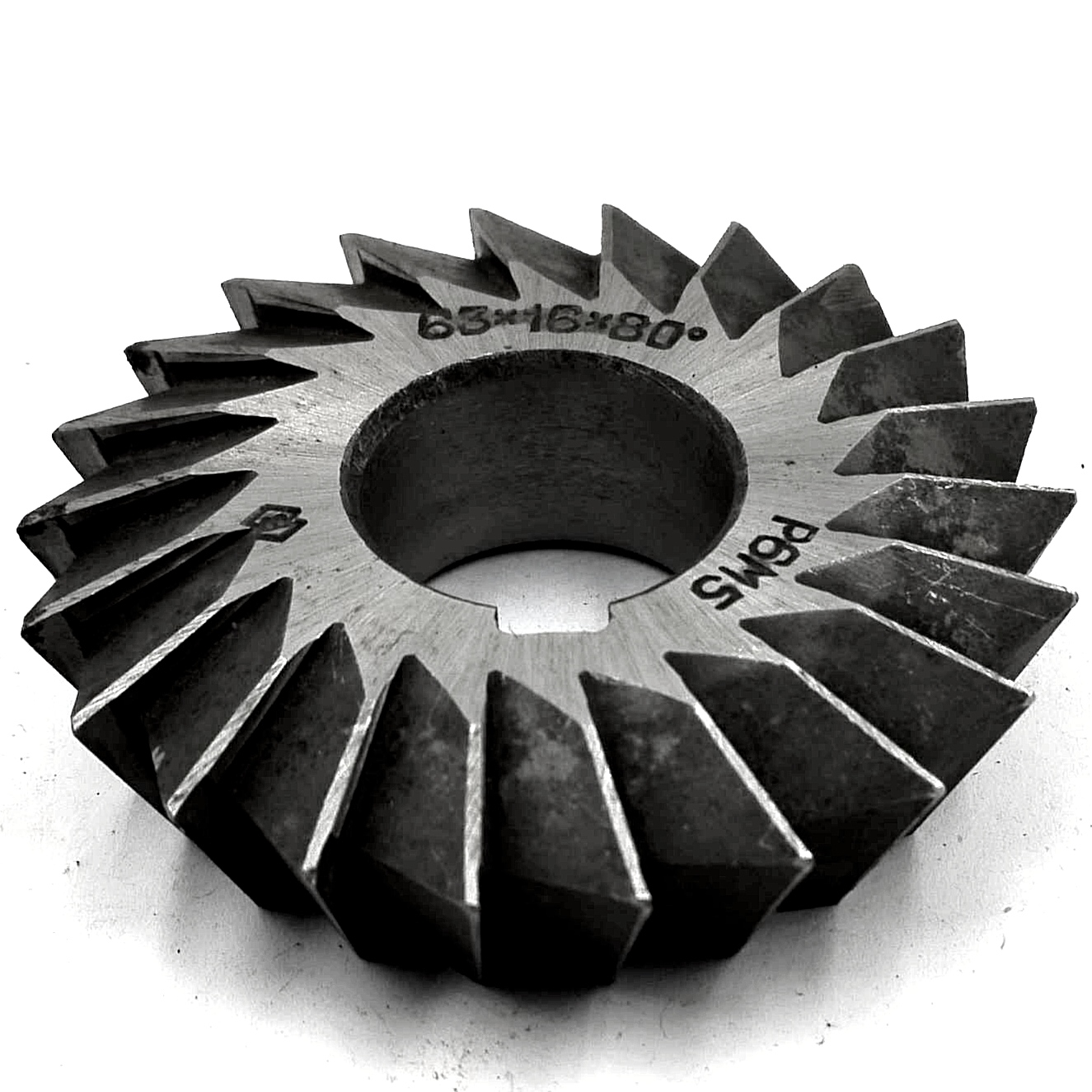 Фреза двухугловая несимметричная  d63x16x22 80°(65+15) Z=22 Р18