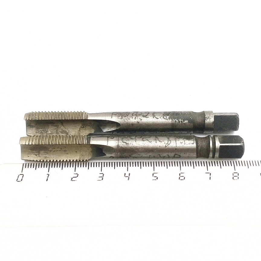 Метчик М12х1,25 м/р, к-т из 2-х шт, левый, Р12Ф2К8М3